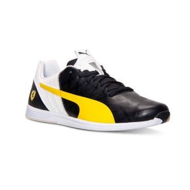 Puma Men's EvoSpeed 1.4 SF Sneaker Black/Vibrant Yellow