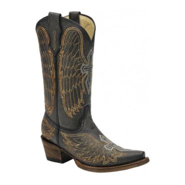 Corral Girl's A1029 Wing & Cross Western Boot