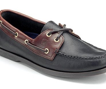 Sperry A/O Blk/Amaretto 8 Mens Casual