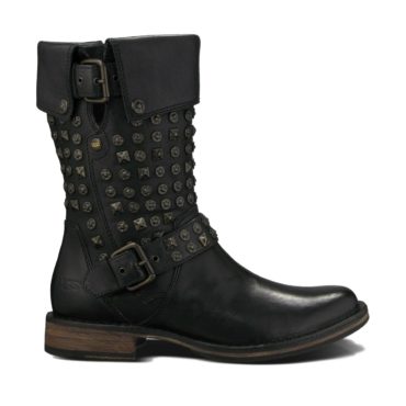 UGG Conor Studs Boot Black Leather Ladies
