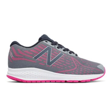 New Balance Girl's KJRUSGUG Athletic Shoe Grey/Pink