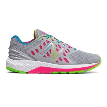 New Balance Girl's KJURGGSY Athletic Shoe Grey/Pink