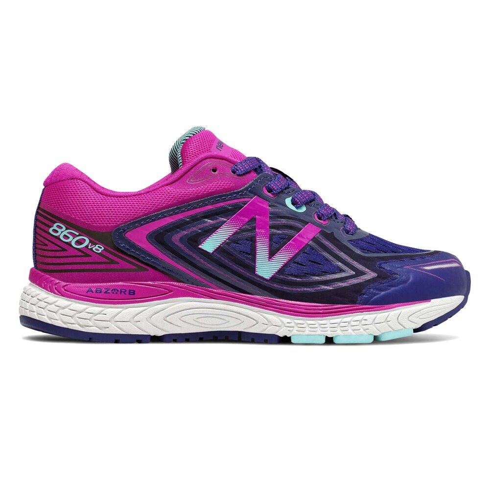 New Balance Girl’s KJ860NPY Athletic Shoe Navy/Poisonberry | SoleConnect