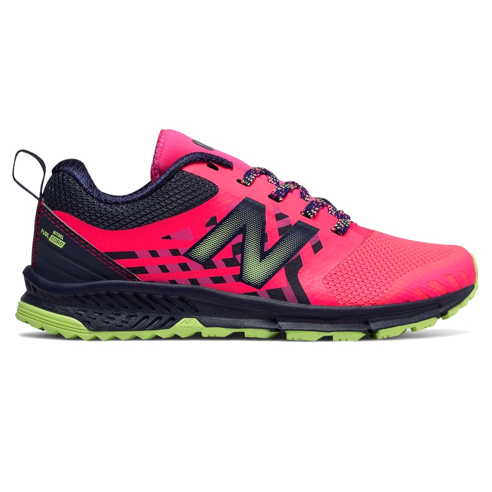New Balance Girlâs KTNTRASY Athletic Shoe Pink/Lime | SoleConnect