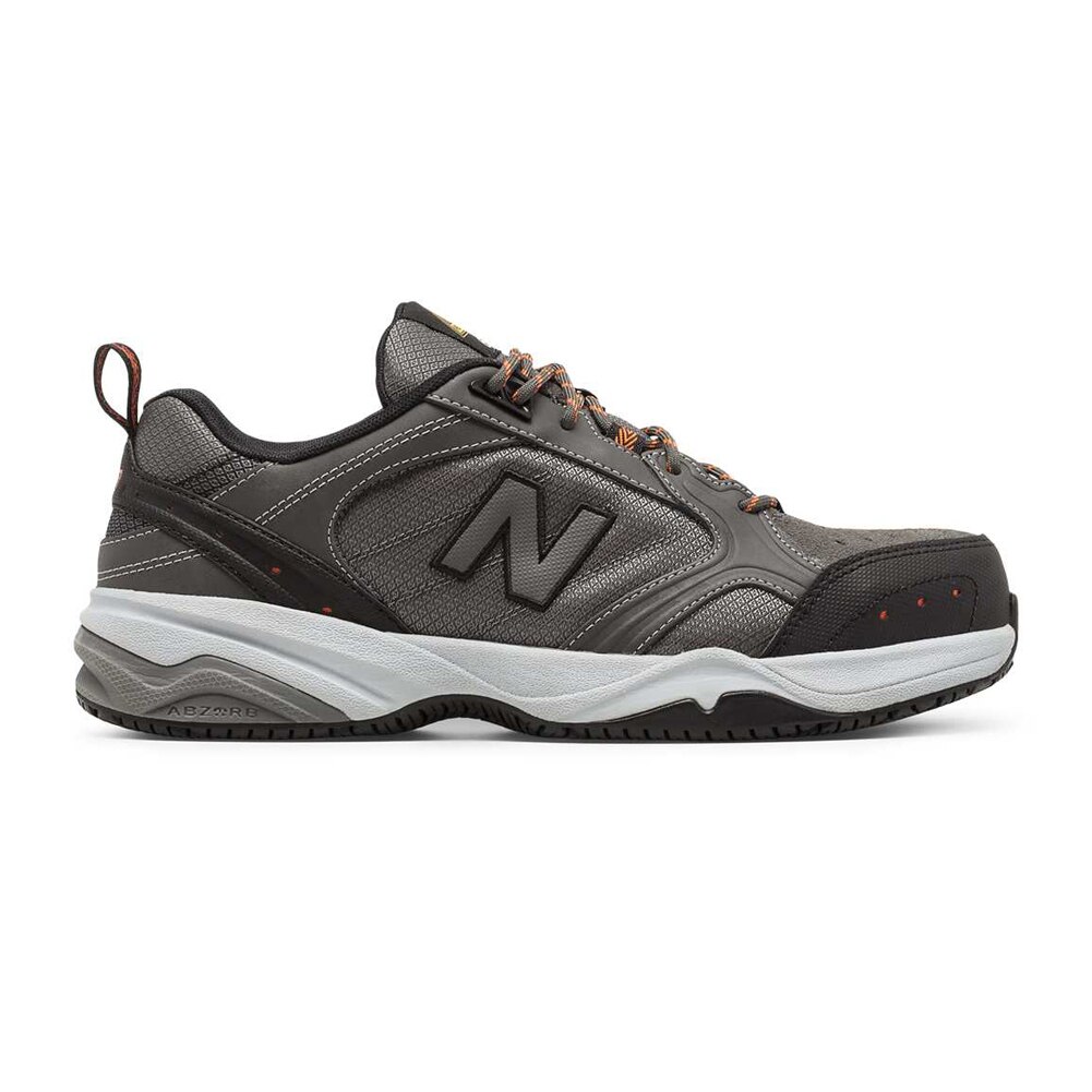 New Balance Men’s MID627G Steel Toe Sneaker Grey/Black | SoleConnect