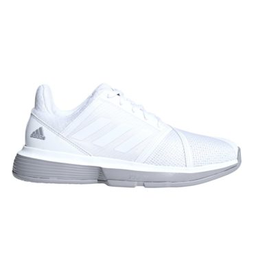 Adidas Women's CourtJam Bounce Tennis Shoe White/Grey