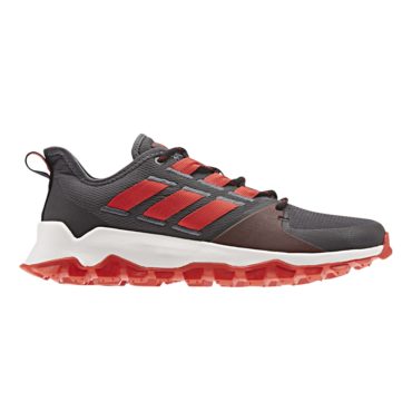Adidas Men's Kanadia Trail Running Shoe Grey/Red
