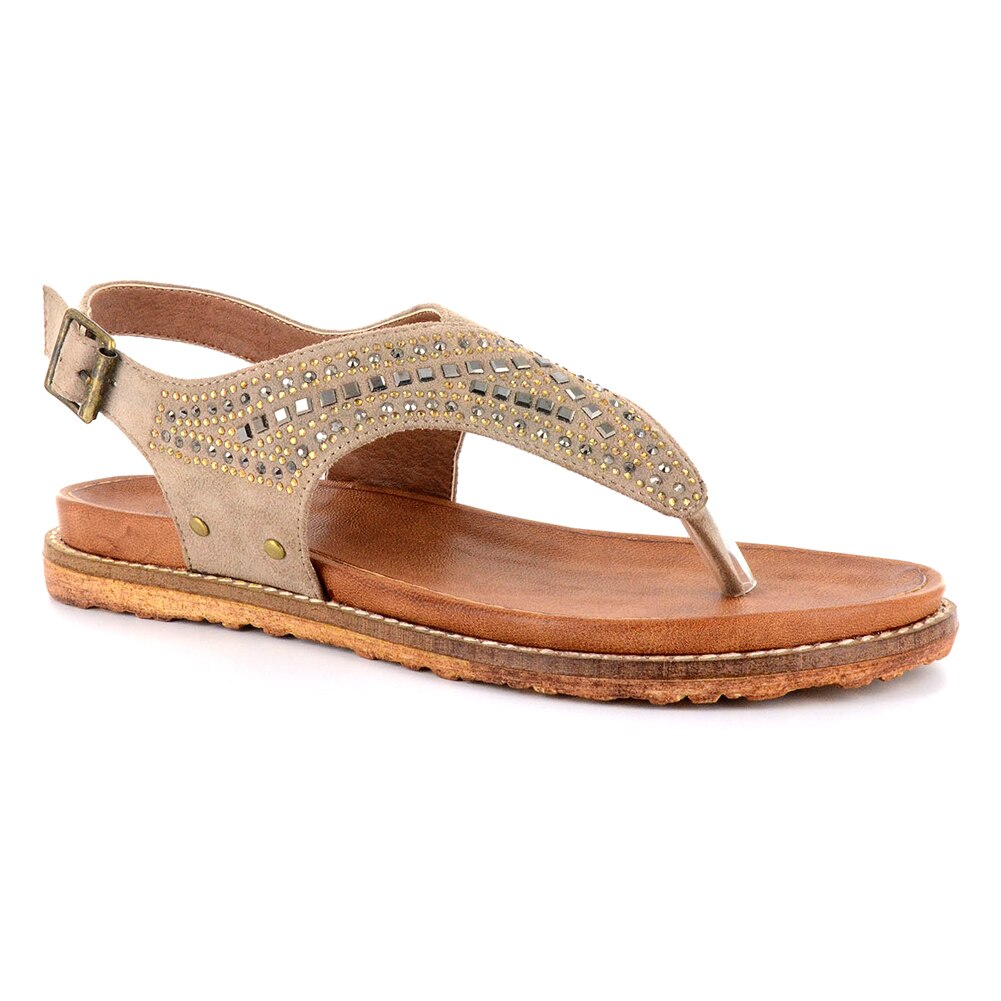 Corkys Women’s Layla Sandal Taupe | SoleConnect