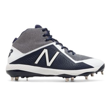 New Balance Men's M4040TN4 Baseball Cleats White/Navy