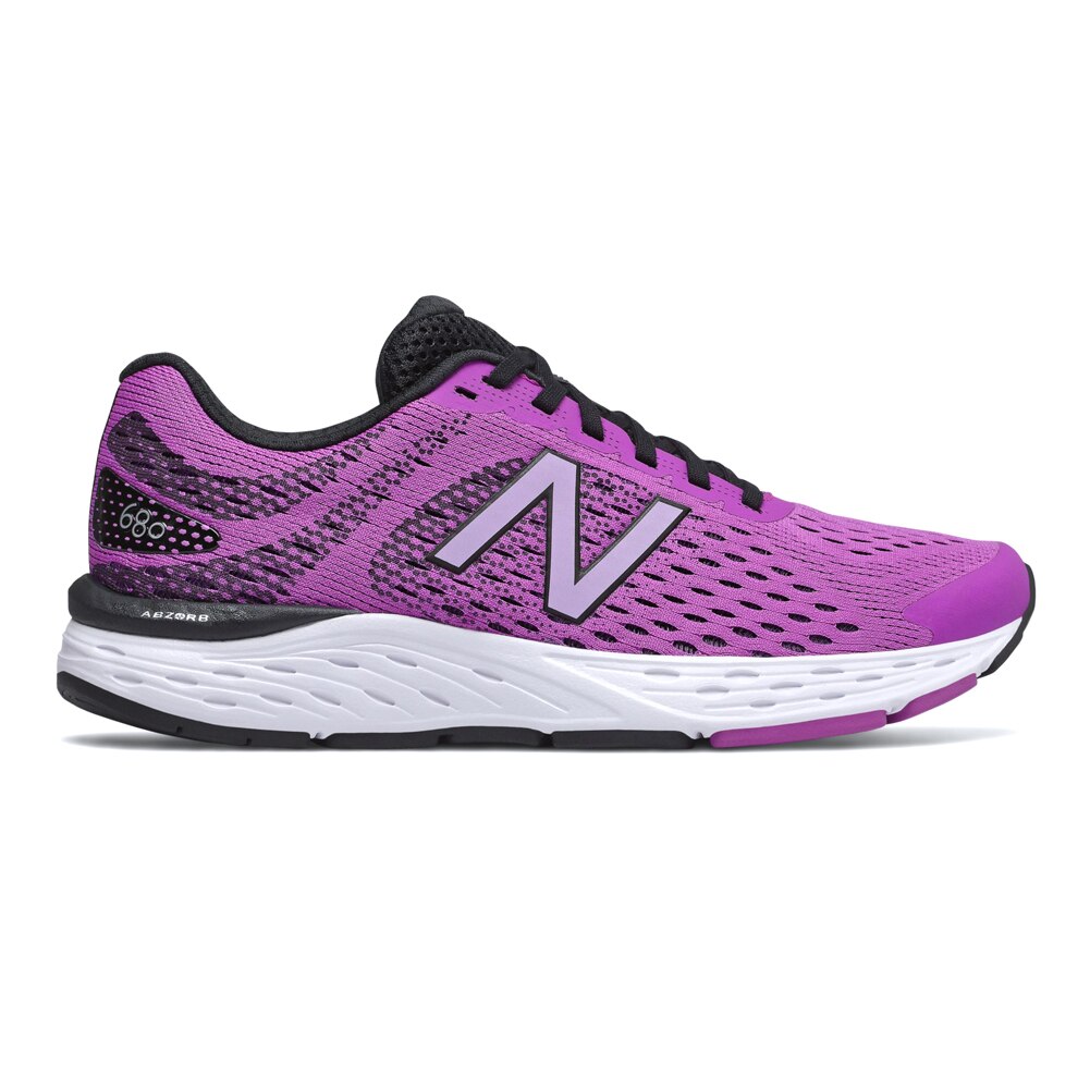 New Balance Women’s W680LP6 Running Shoe Voltage Violet/Black | SoleConnect