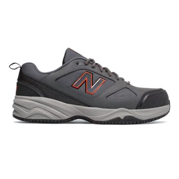 New Balance Men's MID627G2 Steel Toe Work Shoe Grey/Orange 10.5 4E