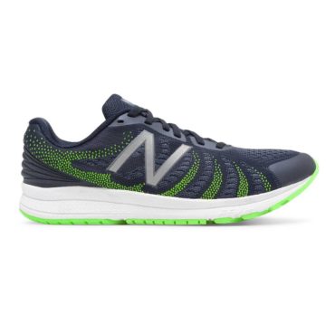 New Balance Men's MRUSHNL3 Running Shoe Navy/Lime 10.5 D