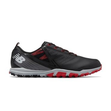 New Balance Men's NBG1006BRD Golf Shoe Black/Red 9.5 2E