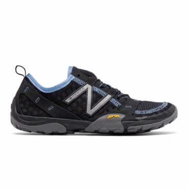 New Balance Women's WT10BB Trail Runner Black/Lt Blue 10 D